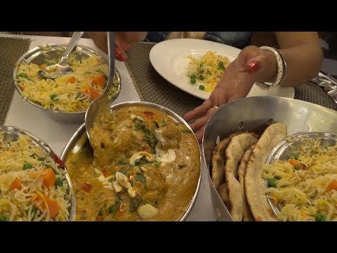 Today's Dinner Veg Pulao with Staffed Potato | Hotel Ganges Grand in Varanasi Video