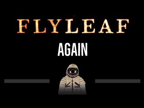 Flyleaf • Again (CC) 🎤 [Karaoke] [Instrumental Lyrics]