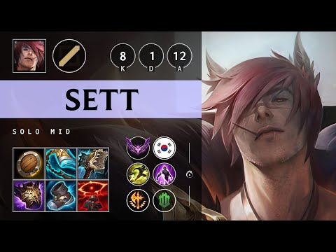 Sett Mid vs Galio - KR Master Patch 25.07