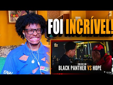 (VIBE ABSURDA 🔥🔥) BLACK PANTHER (SP) X HOPE | React [BATALHA DO COLISEU - EDIÇÃO 146]