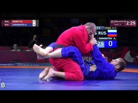GOLD Men-Gi - 92 kg: M. NABIEV (RUS) v. A. GUDANATOV (RUS)