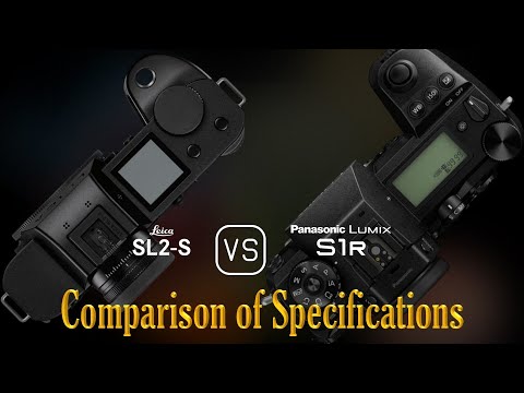 Leica SL2-S vs. Panasonic Lumix S1R: A Comparison of Specifications