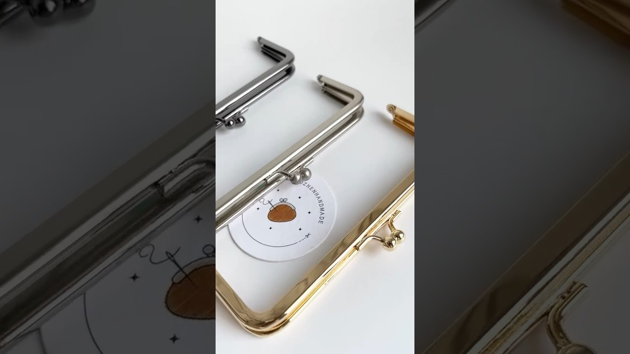 6.5cm*20cm Minimalist Side Open Kisslock Clasp Purse Frame/ Glue-In Style Frame/ Purse Frame