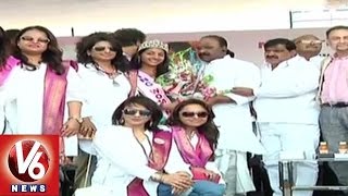 Telangana Womens Car Rally | Awareness Programme on Road Safety | Being Women - V6 News