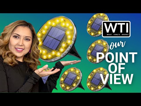 Wecsord Solar Ground Lights - WTI product video review