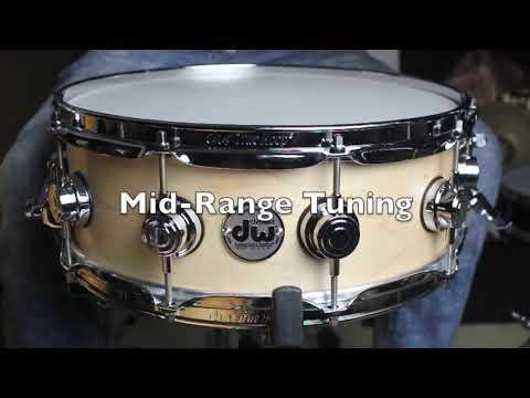 DW Collector's Series True Sonic Maple Snare Drum - 5 x 14-inch - Natural Satin Oil- Sweetwater Refurbished image 14