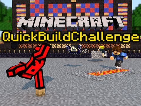 Minecraft Quick Build Challenge Classic: Parkour! (Halloween Special!)