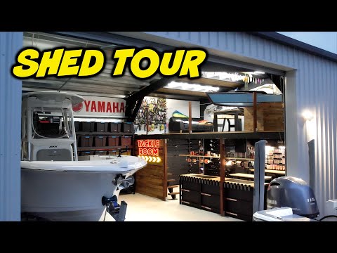 Our Double Story Fishing Tackle Room !! What's NEW ?