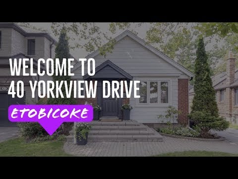 Introducing 40 Yorkview Drive - Etobicoke, Ontario