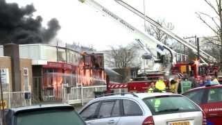 preview picture of video 'Grote brand Lorentzkade Leeuwarden'