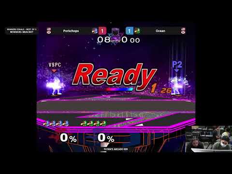Flynn's Arcade 039 Winners Finals - Porkchops (Falco) Vs. Ocean (Falco) SSBU MELEE