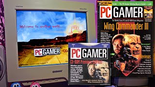 Exploring PC Gamer Magazine & CD-ROM (Dec 1994) on a Pentium 120 with Windows 95 & DOS!