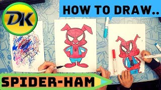 How to Draw Spider-Ham