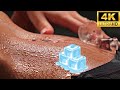 Ice On Abdomen Pierced Belly Button Navel Play