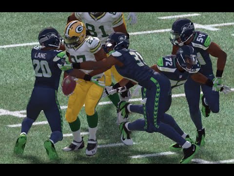 2015 NFC Championship Game Sim - Seahawks vs Packers (Madden 15 - PS4)