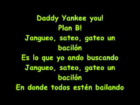 llevo tras de ti  plan b letra daddy yanke  ft