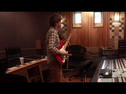 Eric Johnson in the studio playing on Arielle's 'My Gypsy Heart'