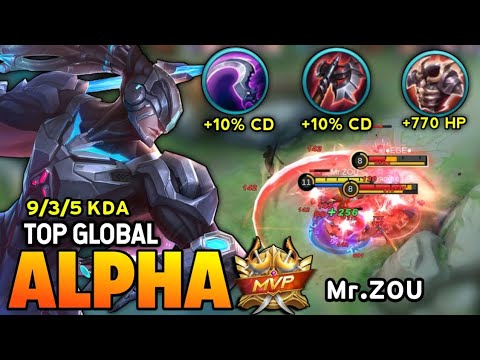 ALPHA BEST BUILD 2022 | TOP GLOBAL ALPHA GAMEPLAY | MOBILE LEGENDS ✓