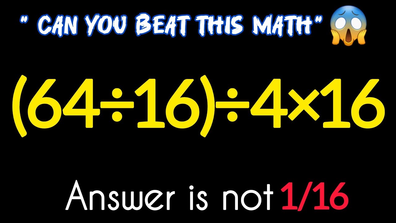 Can You Solve This Simple Math Problem?#pemdas #maths 