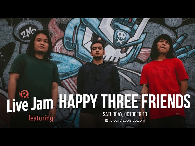 [WATCH] Rappler Live Jam: Happy Three Friends