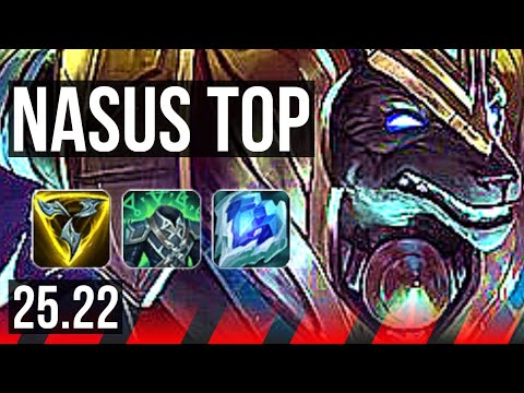 NASUS vs GWEN (TOP) | 7 solo kills, 41k DMG, 12/2/6, 1200+ games, Legendary | EUW Master | 25.22