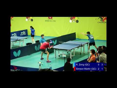 Raymond Zeng vs S. Martin  19Semi Final