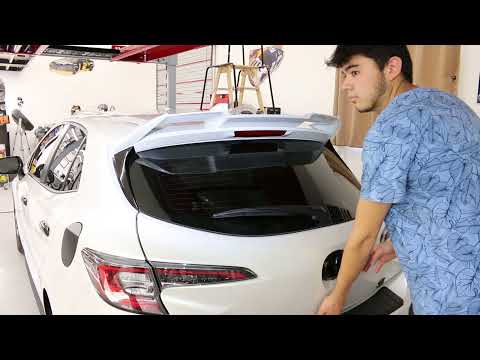 2021 Toyota Hatchback OEM Spoiler Install PLUS BONUS TIPS!!