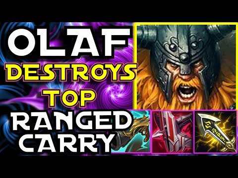HOW TO BEAT RANGED CARRYS TOP ( OLAF TOP)