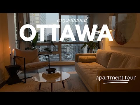 MINIMALIST APARTMENT TOUR | 1 Bed, 1 bath + Den |  | Ottawa, Canada 🇨🇦