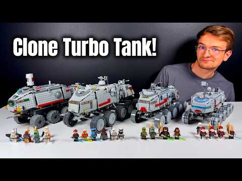 This development is dangerous: All LEGO Clone Turbo Tanks compared! | Star Wars