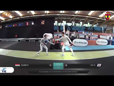 Madrid World Cup 2023 SMS - L64 - Krisztian Rabb HUN v Oh Sanguk KOR