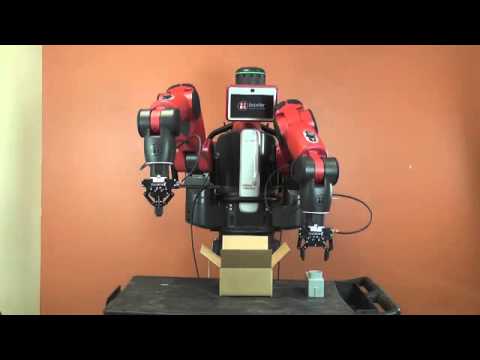 Packaging Demo of Baxter Robot using 2-Finger Adaptive Robot Grippers from Robotiq