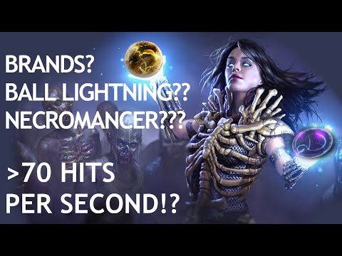 PoE 3.11 - Arcanist Brand Ball Lightning Necromancer - Full Build Guide