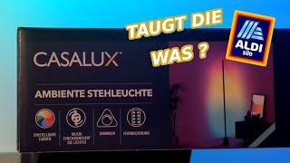 Casalux Ambiente Stehleuchte von Aldi Oktober 2024 - Taugt die was ?