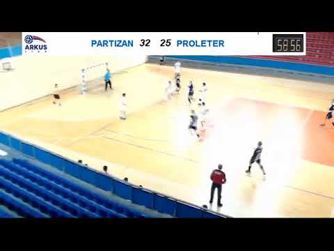 ARKUS liga 9. kolo / RK Partizan - RK Proleter