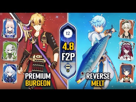 F2P Thoma Burgeon & Chongyun Reverse Melt Team | Spiral Abyss 4.8 Floor 12 | Genshin Impact