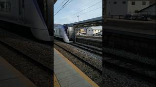 JR東日本 E353系 特急あずさ 上諏訪駅通過ｼｰﾝ #E353系#特急あずさ#大神ミオ#ネコ島