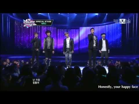 [SHINEE][Engsub] Aside live at M! Countdown