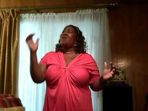 Machelle singing Kirk Franklin 