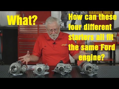 Why Different Looking Starters Fit The Same Ford Engine (#2 of a 3 part series with MPA)