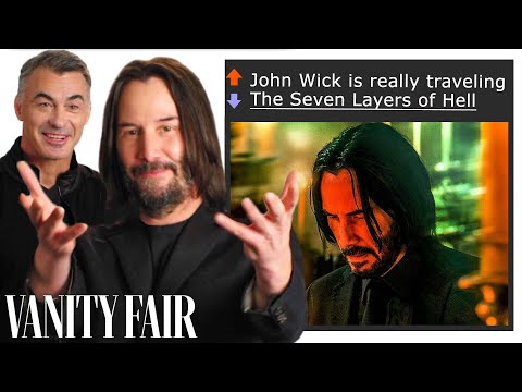 Keanu Reeves Reacts to 'John Wick 4' Fan Theories with Director Chad Stahelski | Vanity Fair