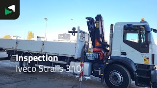 IVECO Stralis 310 4X2 Palfinger PK14002 EH Kran Crane Steel suspension flatbed truck for sale - Image 4 | Autoline HK IVECO Stralis 310 4X2 Palfinger PK14002 EH Kran Crane Steel suspension flatbed truck | Image 4 - Autoline