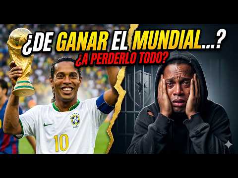 Ronaldinho pasó de ganar el Mundial… a esto