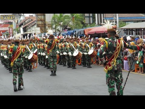 Mantab!! Kirab Drumband GSCL Akmil - Karnaval Budaya Kecamatan Muntilan 2019