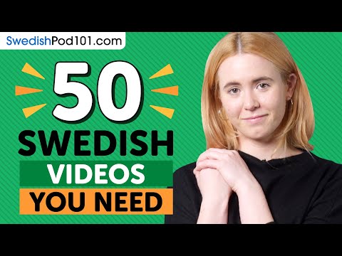 Learn Swedish: 50 Beginner Swedish Videos You Must Watch
