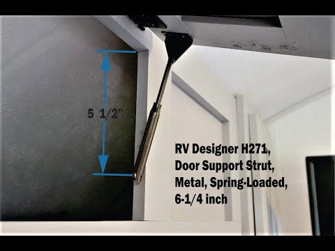 RV Designer H271 Strut Installation for RV overhead Doors