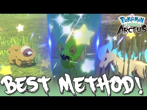 BEST SHINY HUNTING METHOD! 4 Shiny Spawns In 20 Minutes In Pokemon Legends Arceus