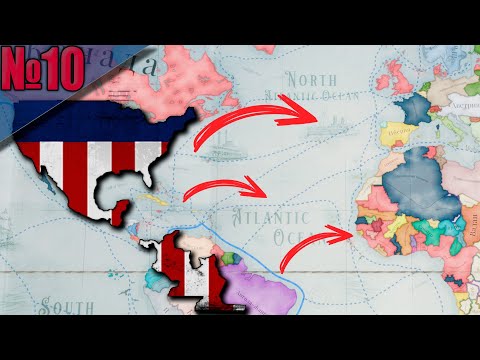 (Victoria 3 - 1.7.5)  США #10 - Война против Великобритании и Франции!