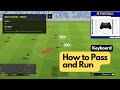 How to pass and move in efootball 2023 PC | Keyboard Controls
