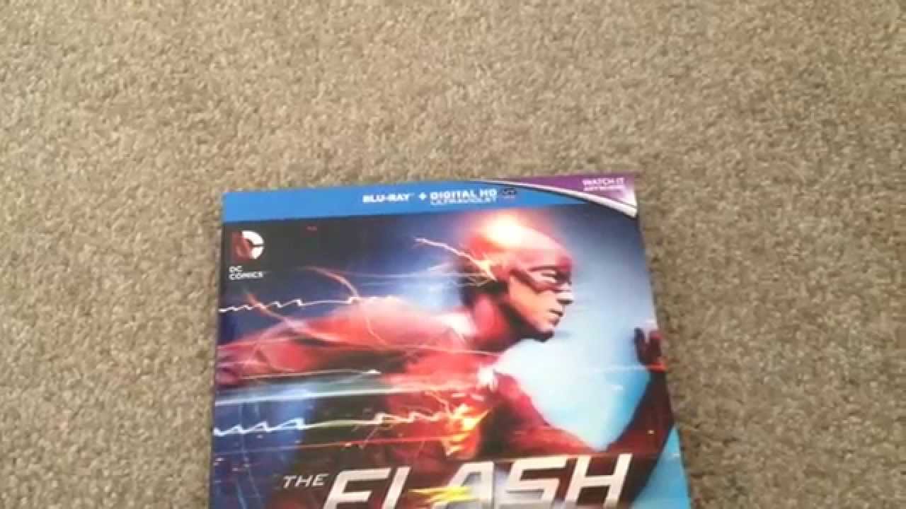 The flash (the complete first season) blu-ray unboxing